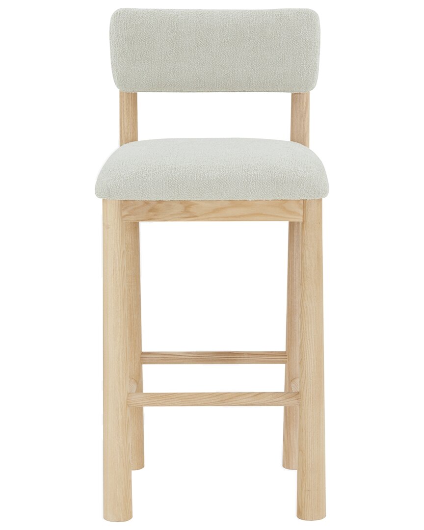 Safavieh Couture Wrenley Boucle Barstool In Brown