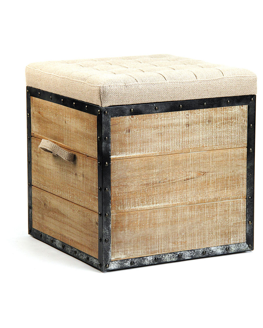 Zentique Faye Stool In Brown