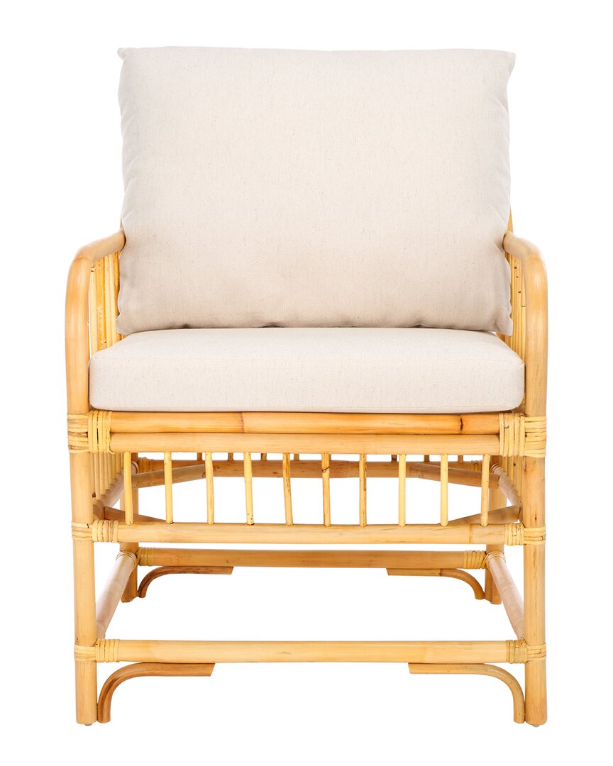 Safavieh Reiley Accent Chair With Cushion In White