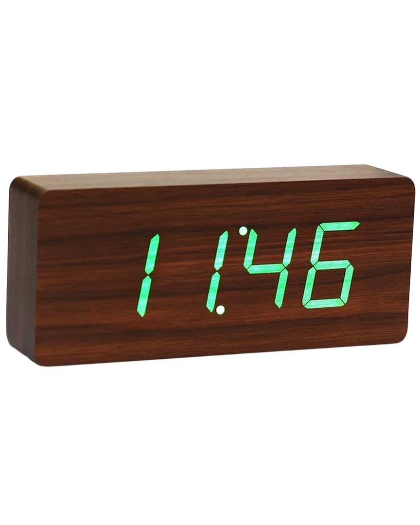 Uber Appliance Kutia Slab Click Clock In Brown