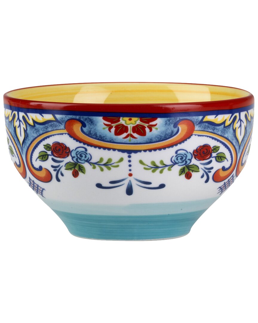 Shop Euro Ceramica Zanzibar 3pc Mixing Bowl Set In Multicolor