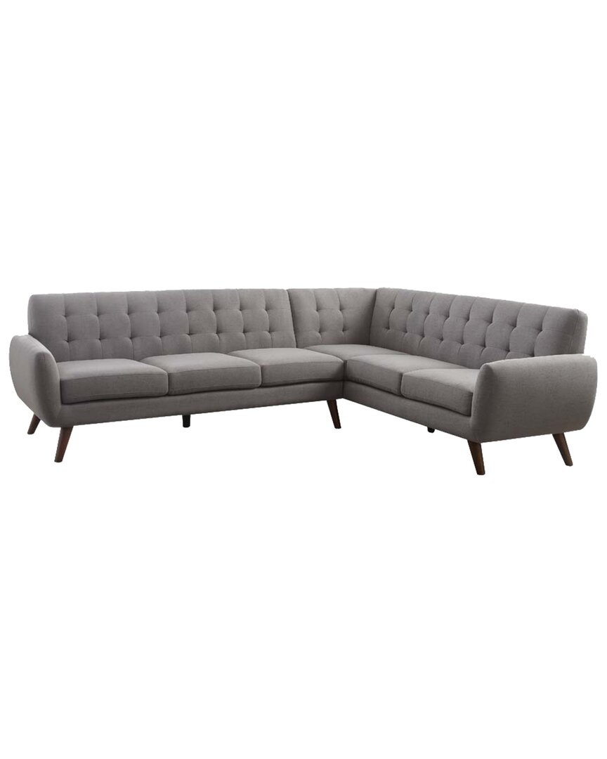 Acme Furniture Sectional Sofa In Gray