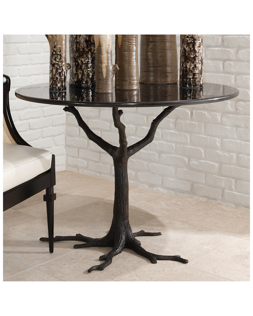 Global Views Faux Bois Dining Table
