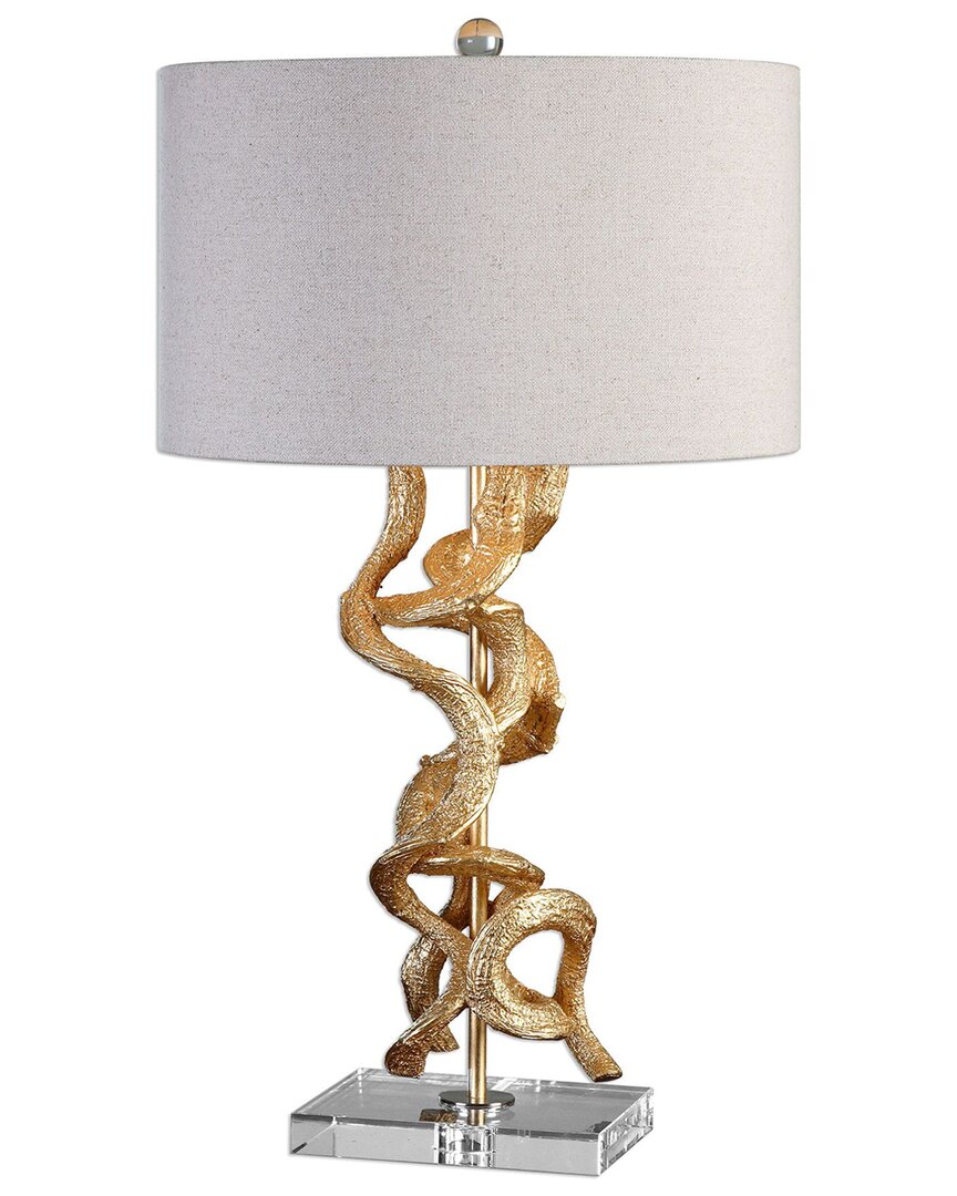 Uttermost Twisted Vines 28.5in Table Lamp In Gold