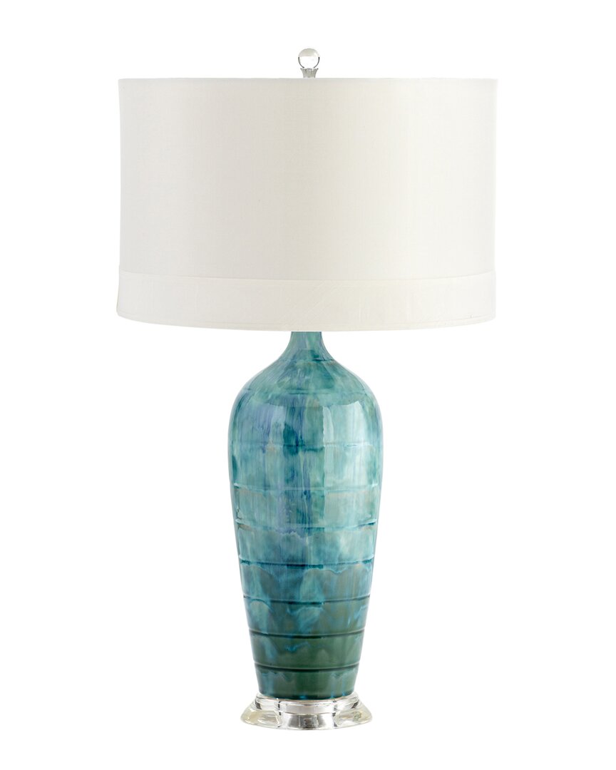 Shop Cyan Design Tenea Table Lamp In Blue