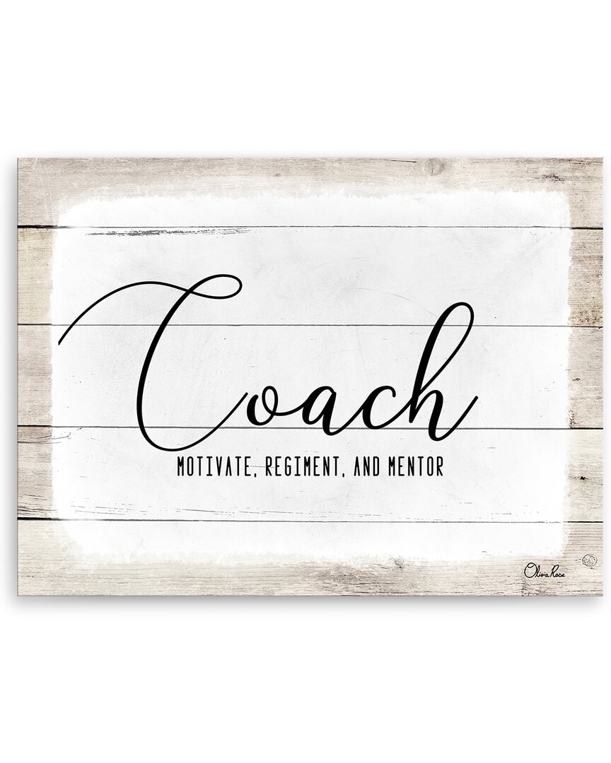 Ready2hangart Coach Wrapped Canvas Wall Art By Olivia Rose