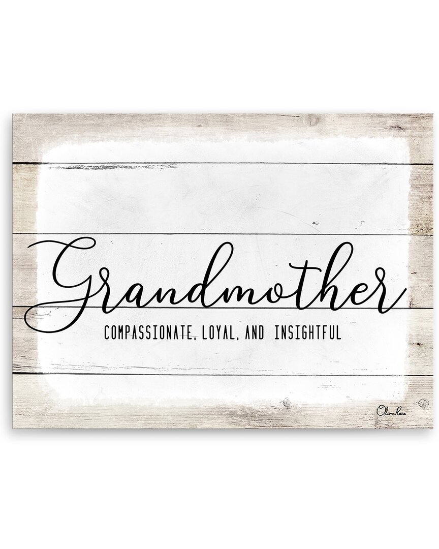 Ready2hangart Grandmother Wrapped Canvas Wall Art By Olivia Rose