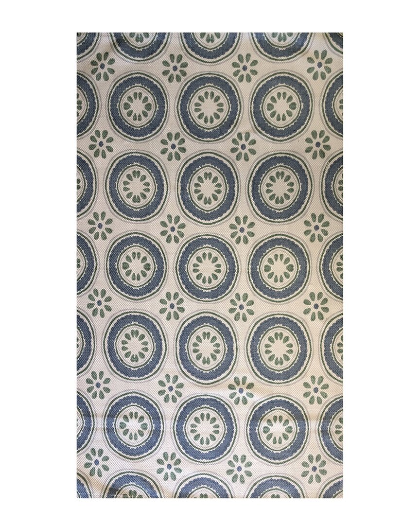 The Rug Market Tulum Tile Indoor/outdoor Doormat In White
