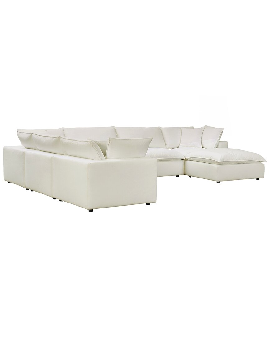 Tov Furniture Cali Large Modular Chaise Sectional In Beige