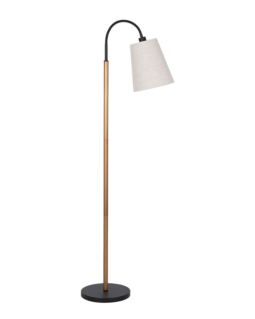 Bassett Mirror Benton Floor Lamp In Gold