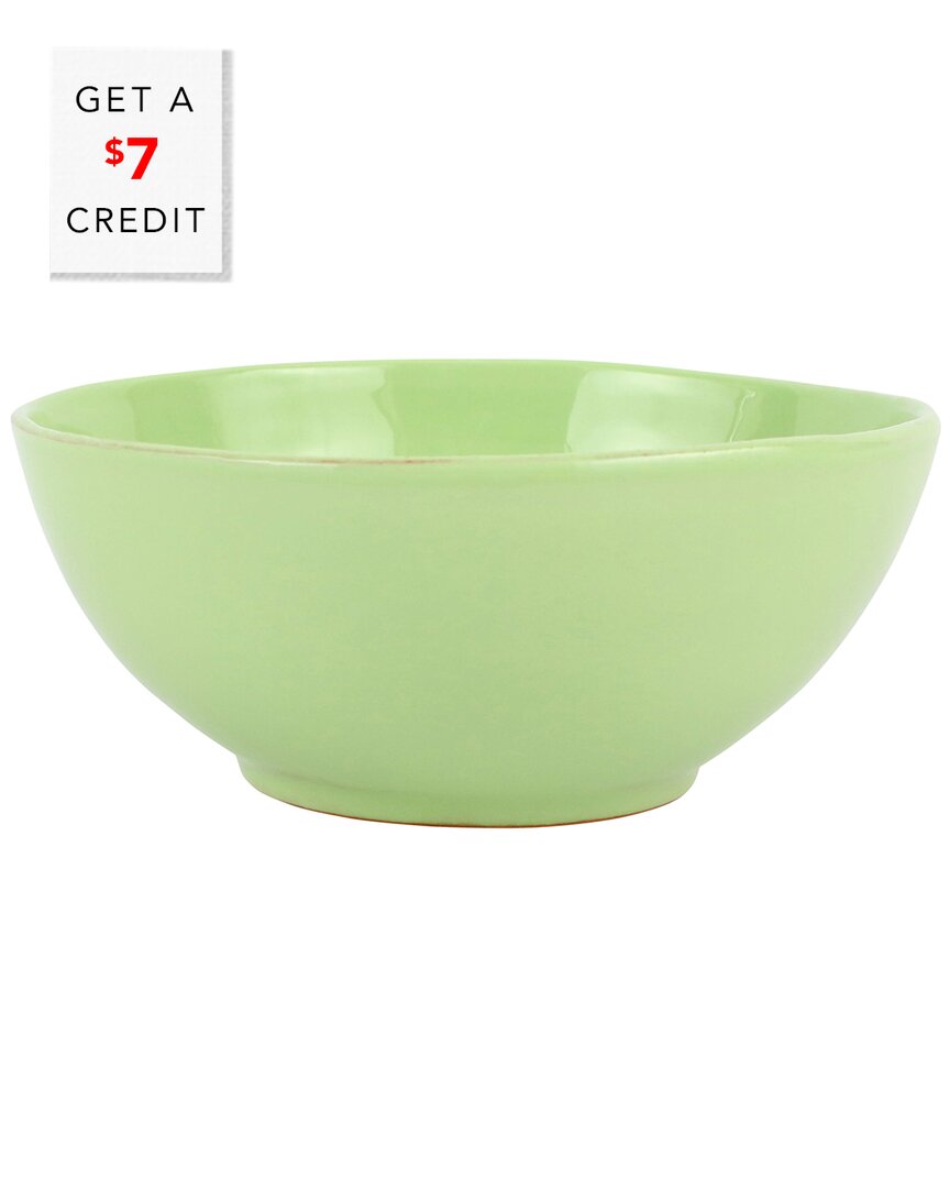 Shop Vietri Cucina Fresca Small Serving Bowl With $7 Credit In Green