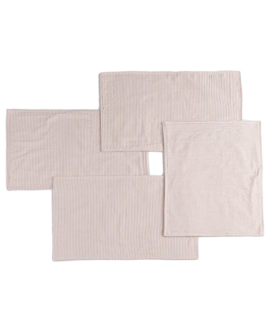 Amity Home Set Of 4 Cape Cod Seersucker Placemats