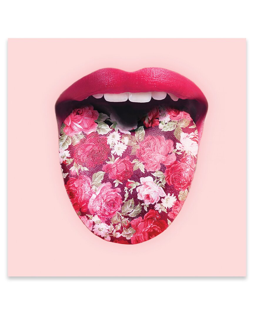 Icanvas Floral Tongue Print On Acrylic Glass By Paul Fuentes