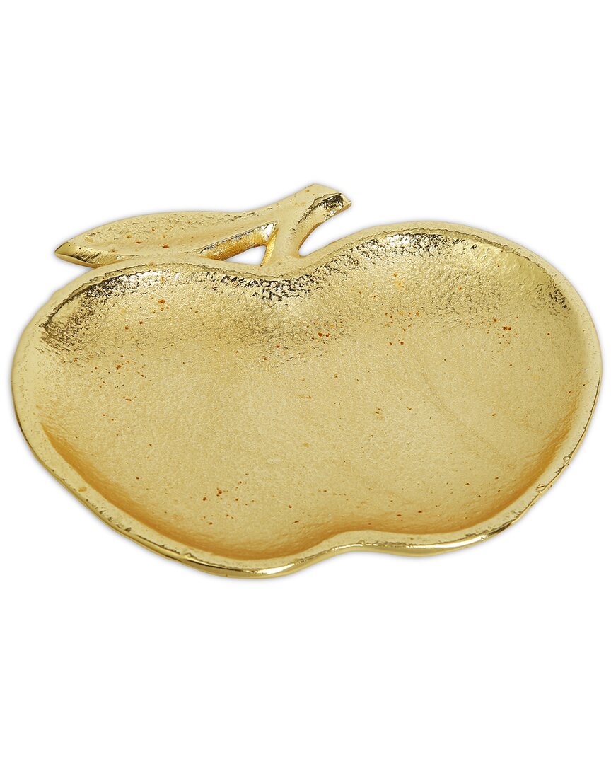 Alice Pazkus Gold Apple Dish
