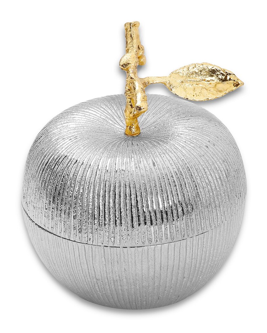 Alice Pazkus Silver Apple Shaped Large Jar