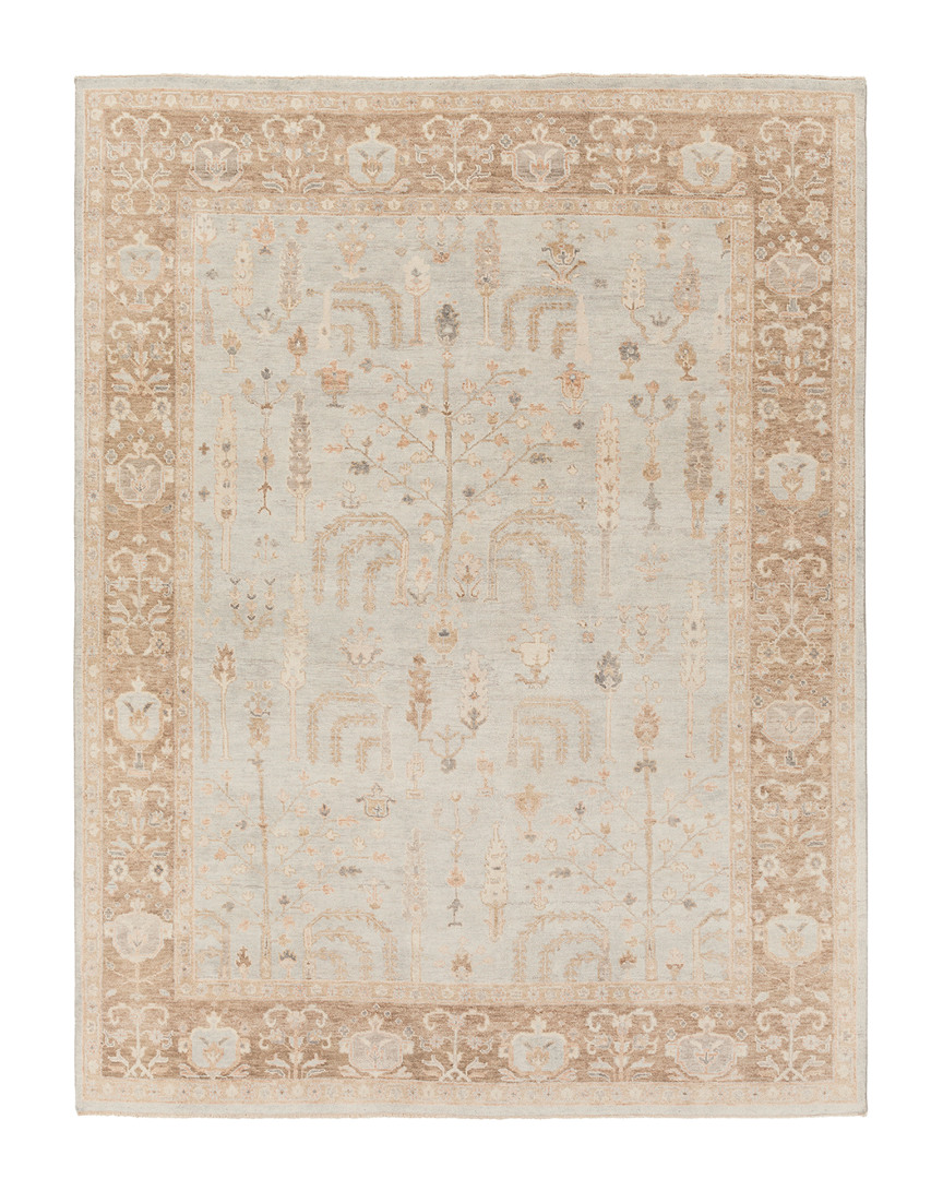 Surya Normandy Hand Knotted Rug In Brown