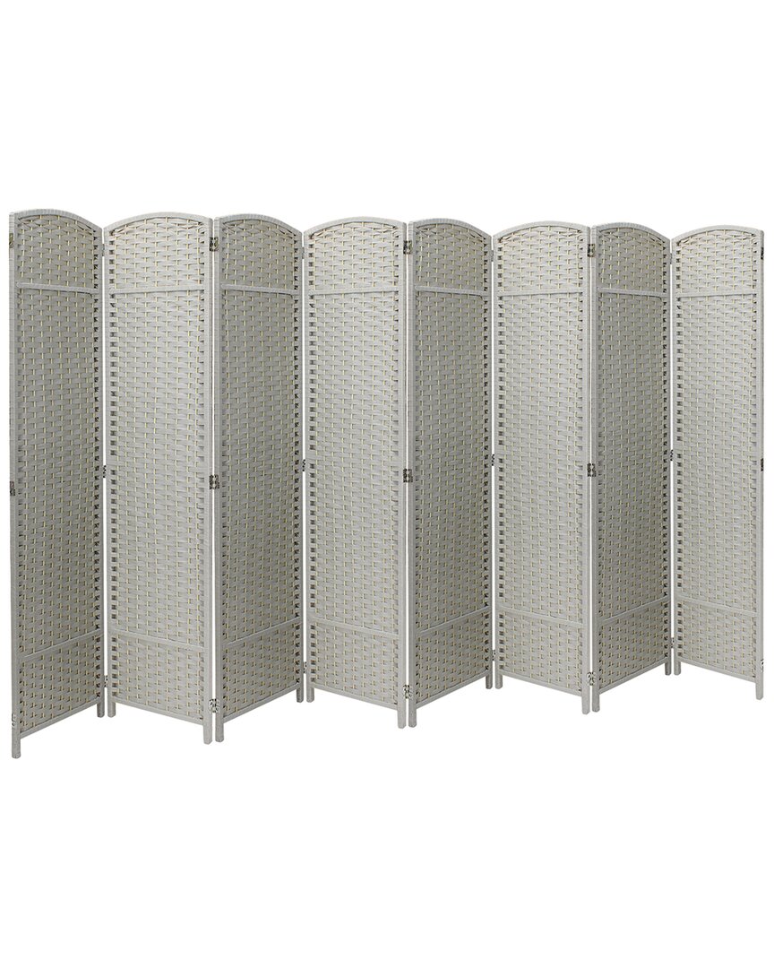 Sorbus Beige Room Divider 8-panel