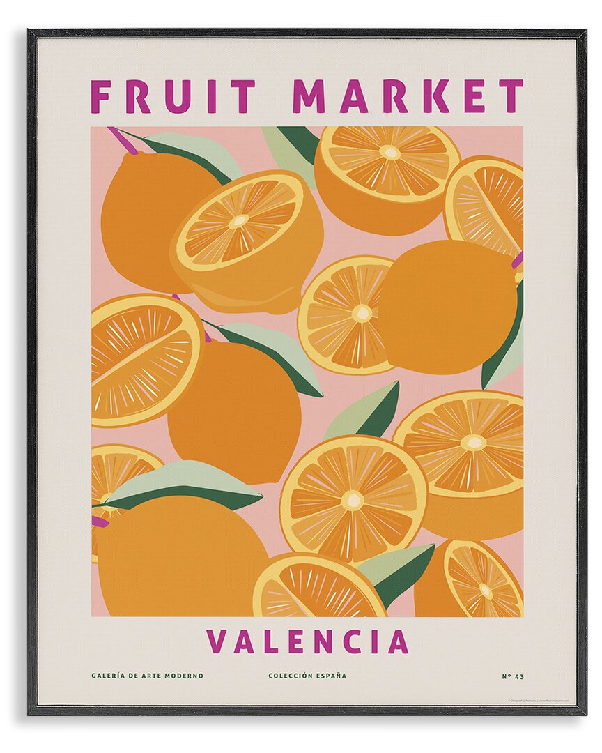 Stupell Industries Fruit Market Oranges Framed Giclee Art