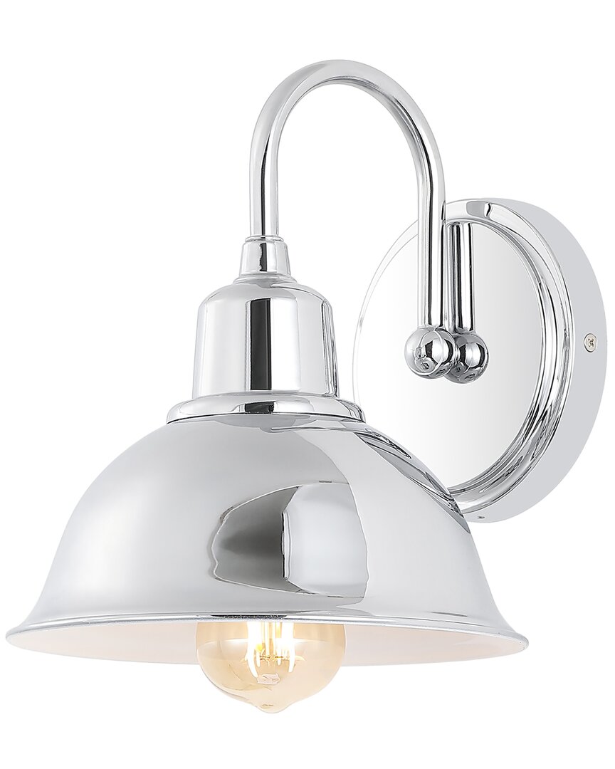 Jonathan Y Frisco 8in 1-light Led Vanity In Silver