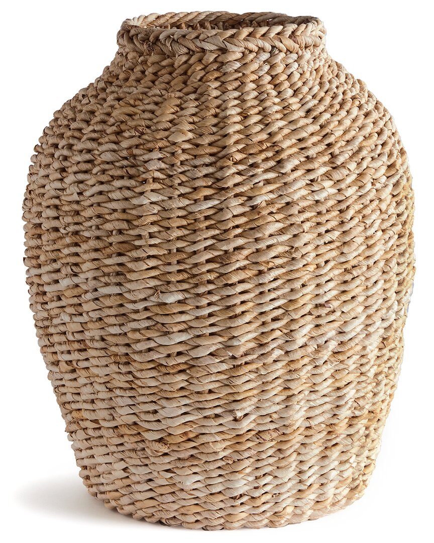 Napa Home & Garden Large Abaca Teardrop Vase In Beige