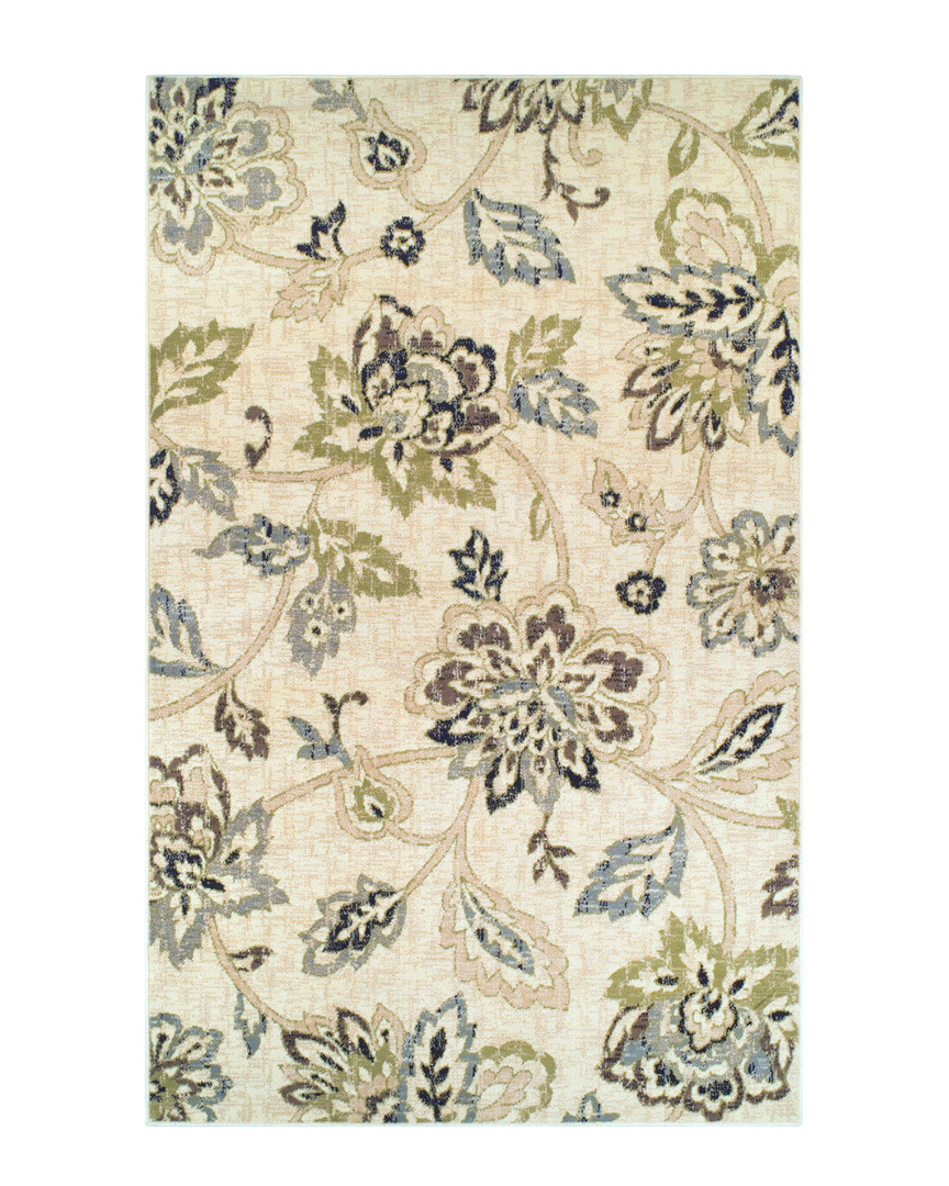 Superior Jacobean Floral Modern Farmhouse Rug