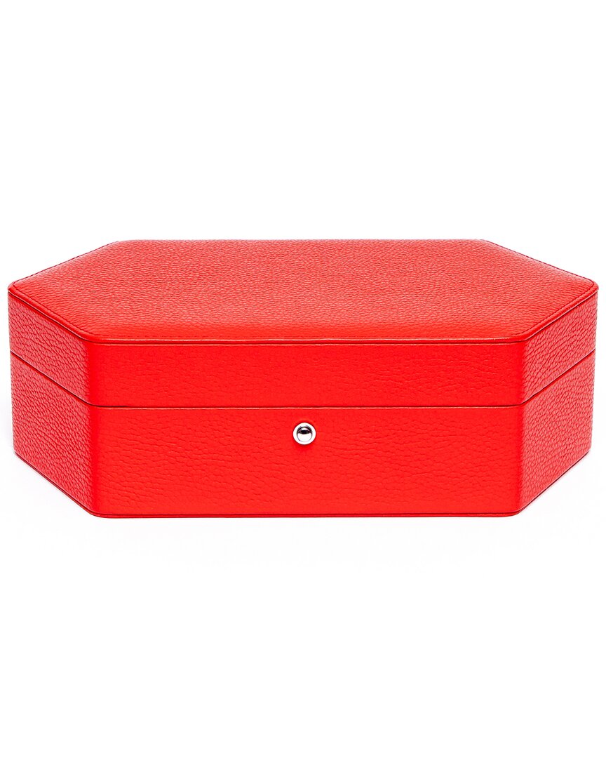 Rapport London Handcrafted Portobello Watch Box In Red