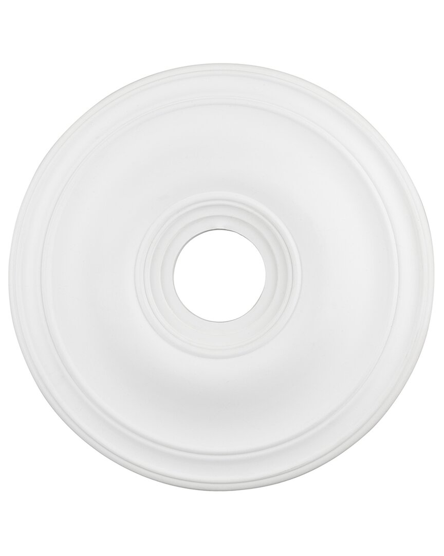 Livex Lighting White Ceiling Medallion In White