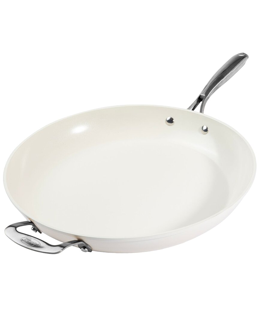 Gotham Steel 14in Ultra Nonstick Ceramic Family Pan With Helper Handle