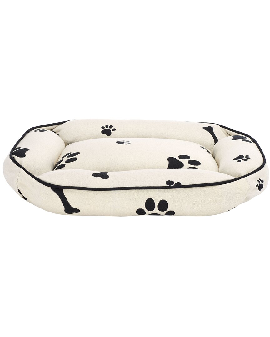 Safavieh Paw & Bone Dog Bed In White