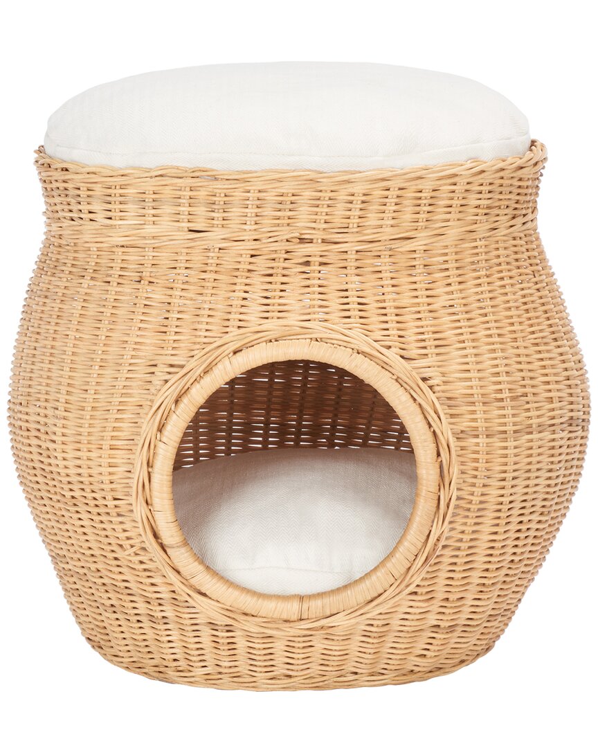 Safavieh Suli Cat Bed With Cushion In Brown