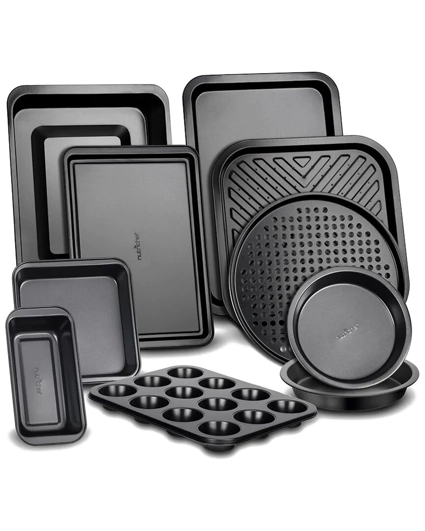 Nutrichef 10pc Baking Set In Grey