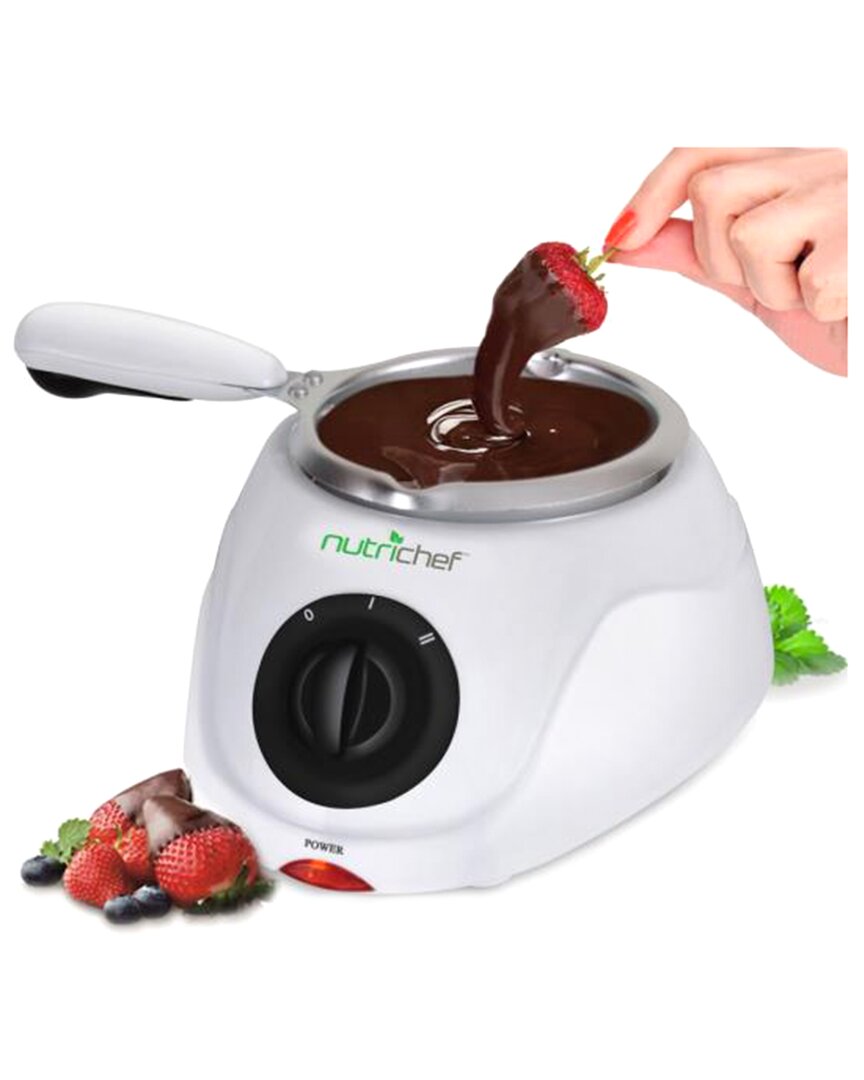 Nutrichef Electric Chocolate Melting & Warming Fondue Set