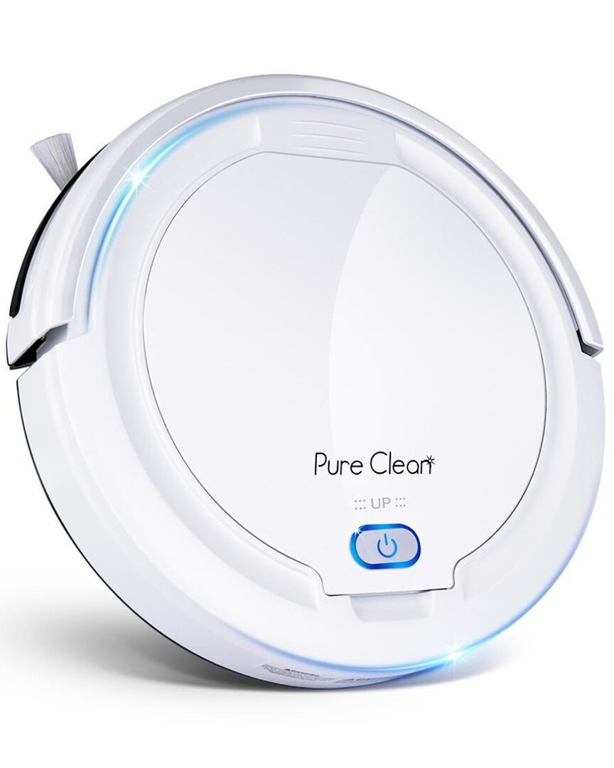 Pure Clean Robot Vacuum Cleaner In White