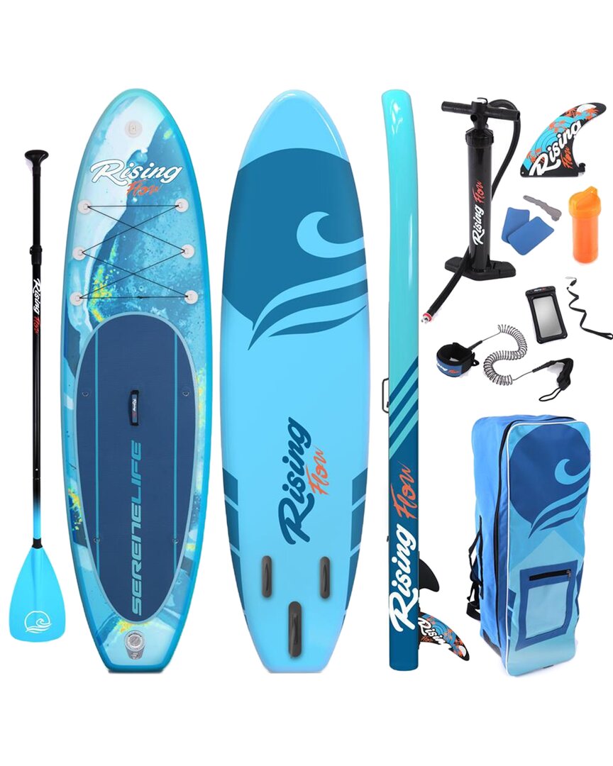 Serenelife Rising Flow Paddleboard In Blue