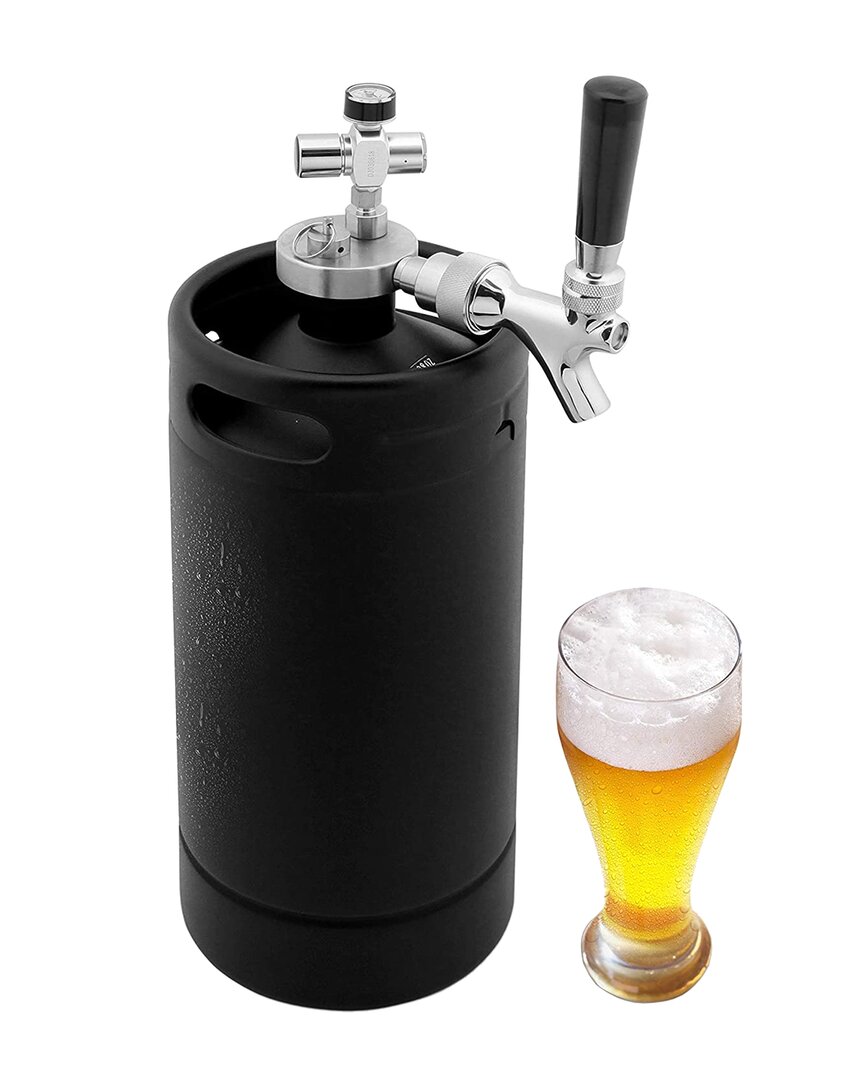 Nutrichef Homebrew 128oz Mini Keg Beer Dispenser