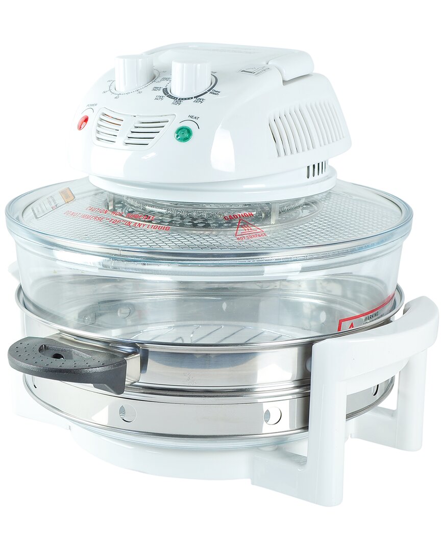 Nutrichef Halogen Oven Air-fryer In White