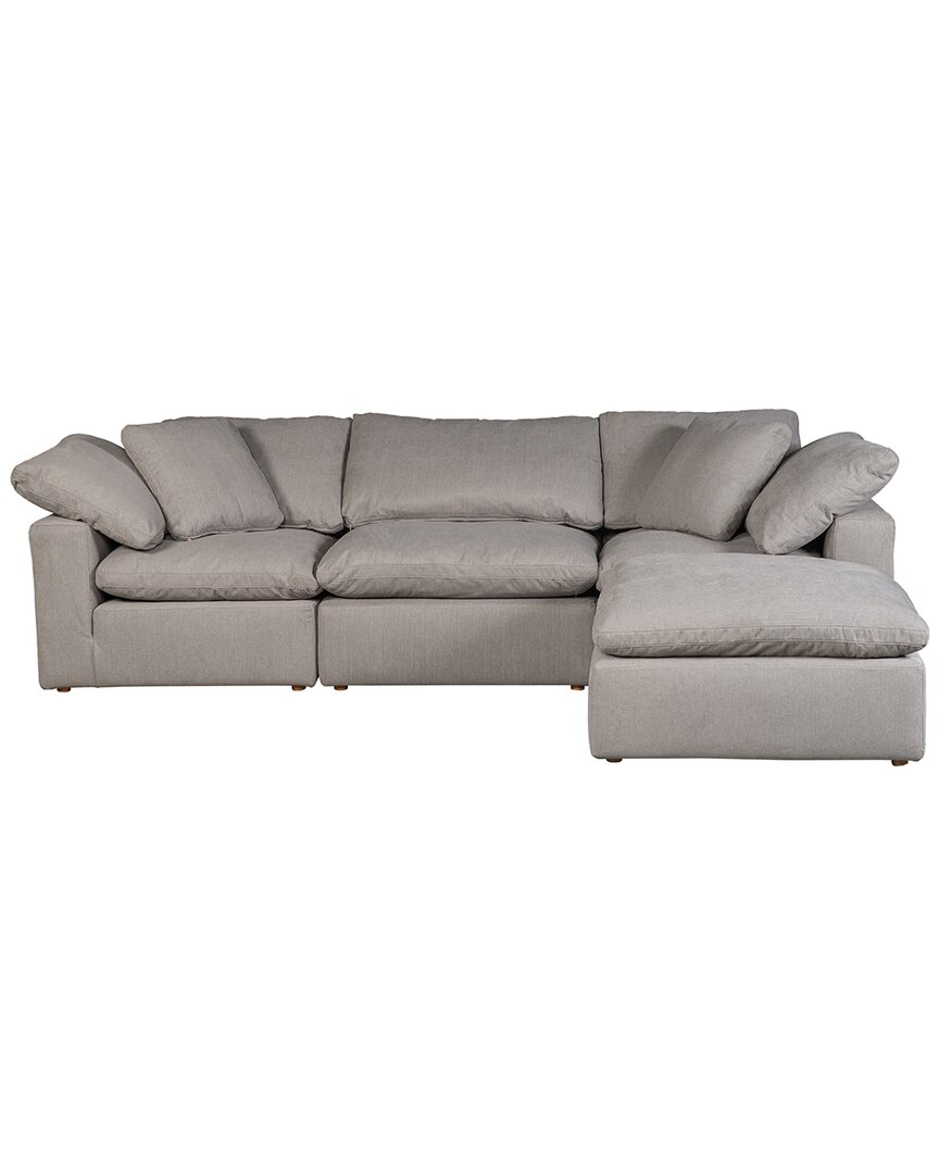 Moe's Home Collection Terra Condo Lounge Modular Sectional In Grey