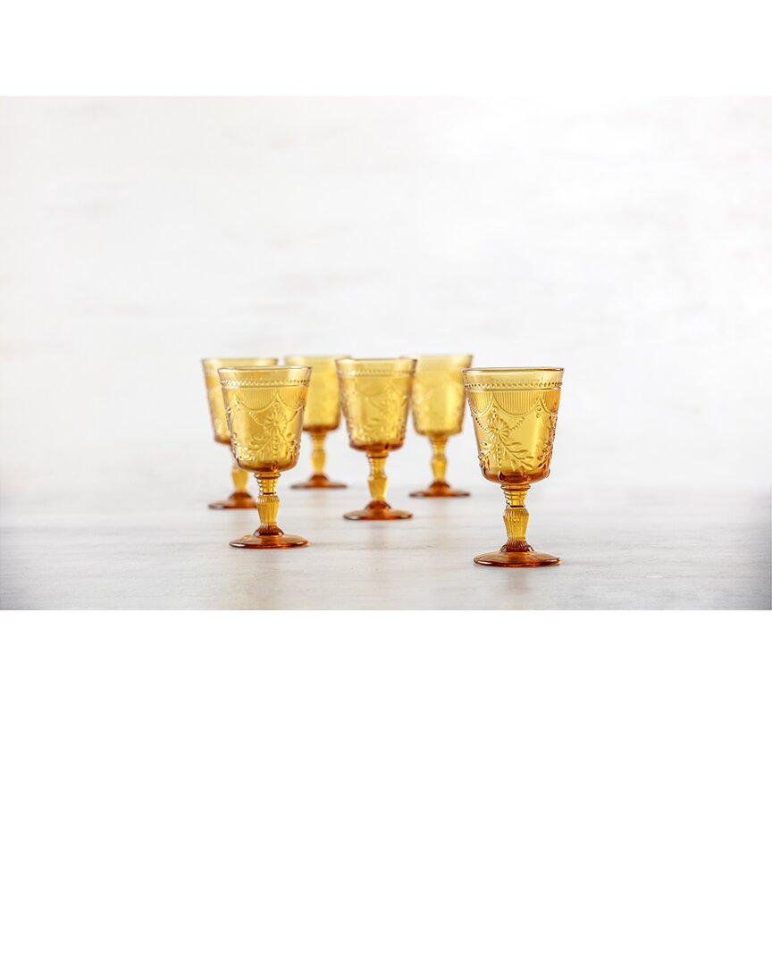 Fortessa Debutante Goblets, Set Of 6 In Brown