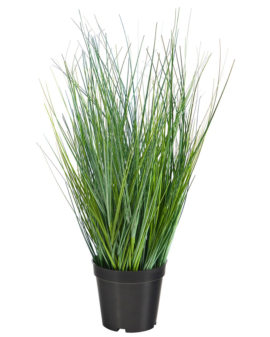Nearly Natural 21in Onion Grass Artificial Plant In Green