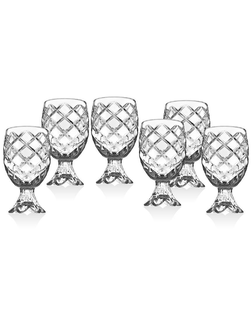 Godinger Pineapple Shot Glasses (set Of 6) In Clear