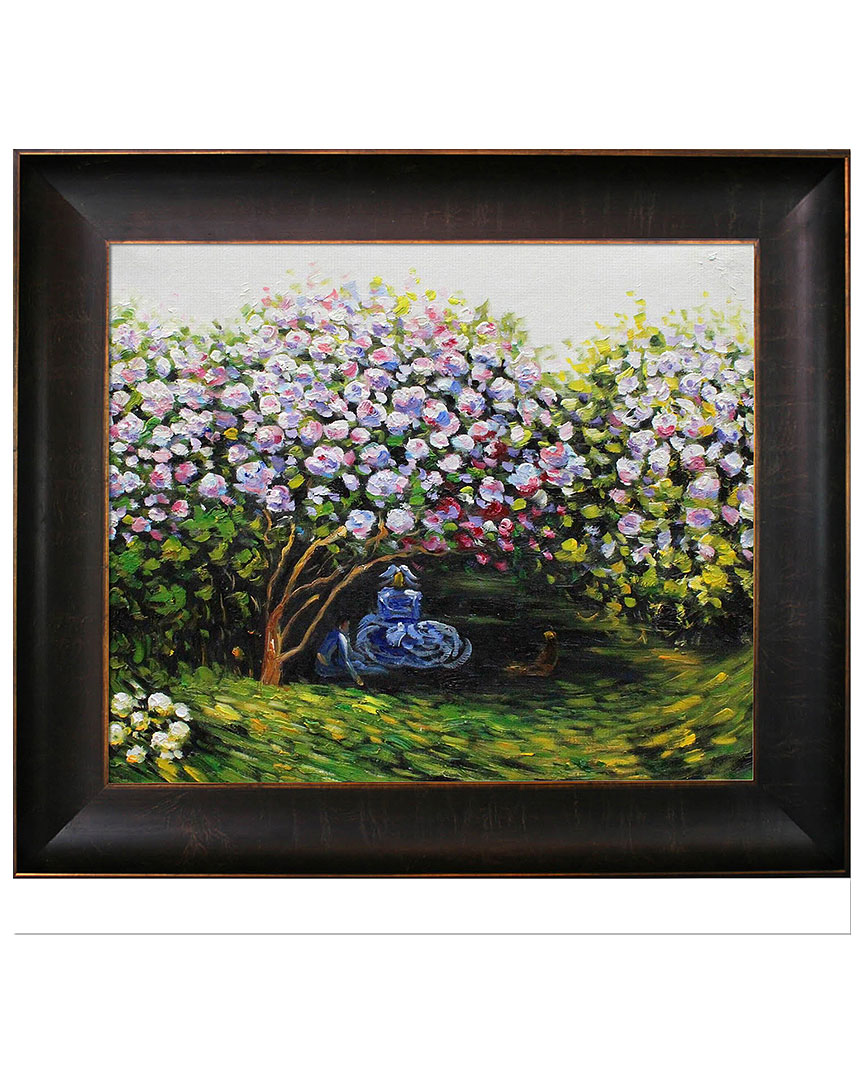 Overstock Art Resting Under The Lilacs By Claude Monet