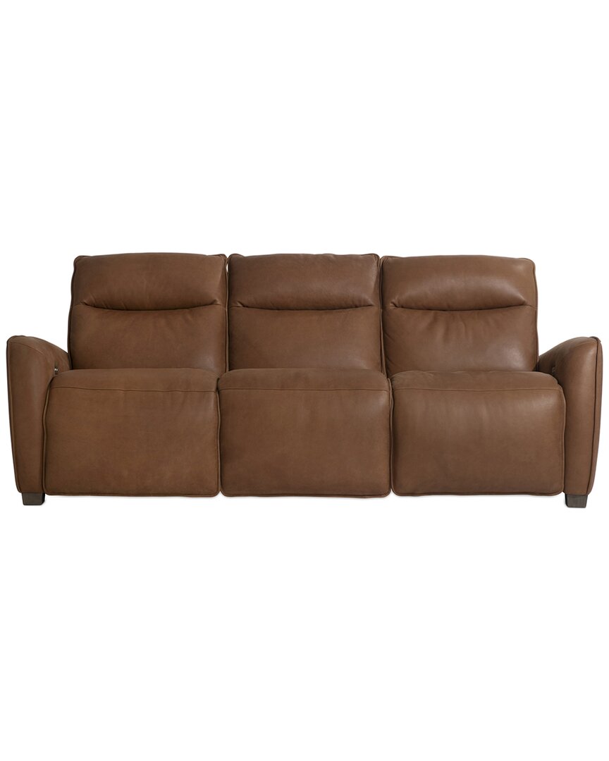 BERNHARDT BERNHARDT SORRENTO LEATHER POWER MOTION SOFA