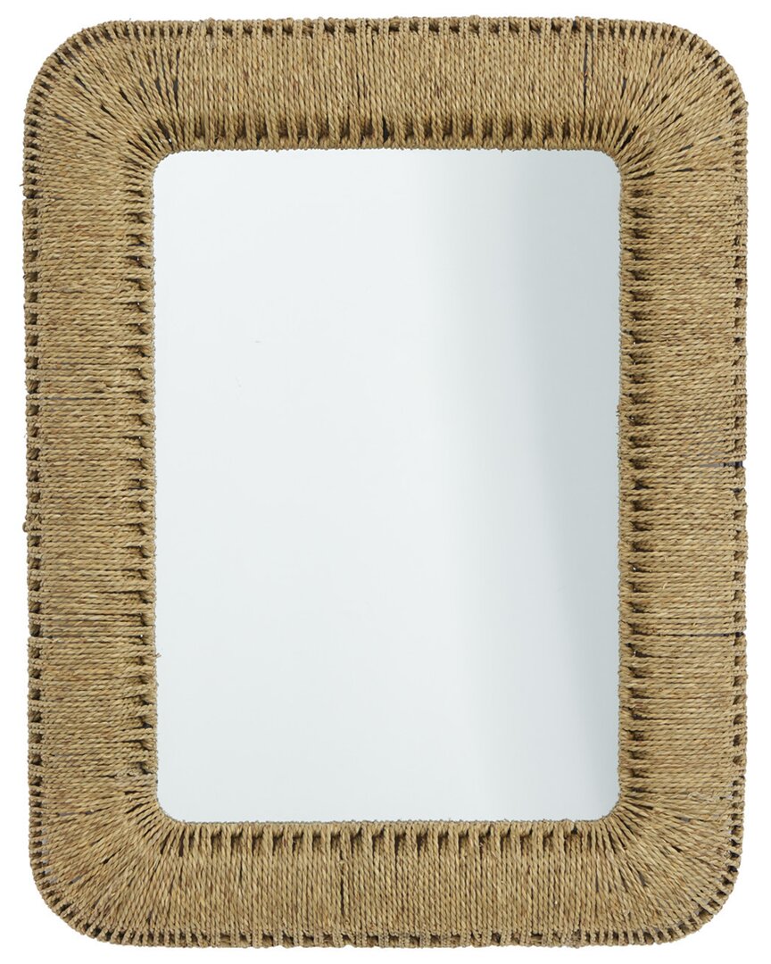 Peyton Lane Rattan Bohemian Wall Mirror