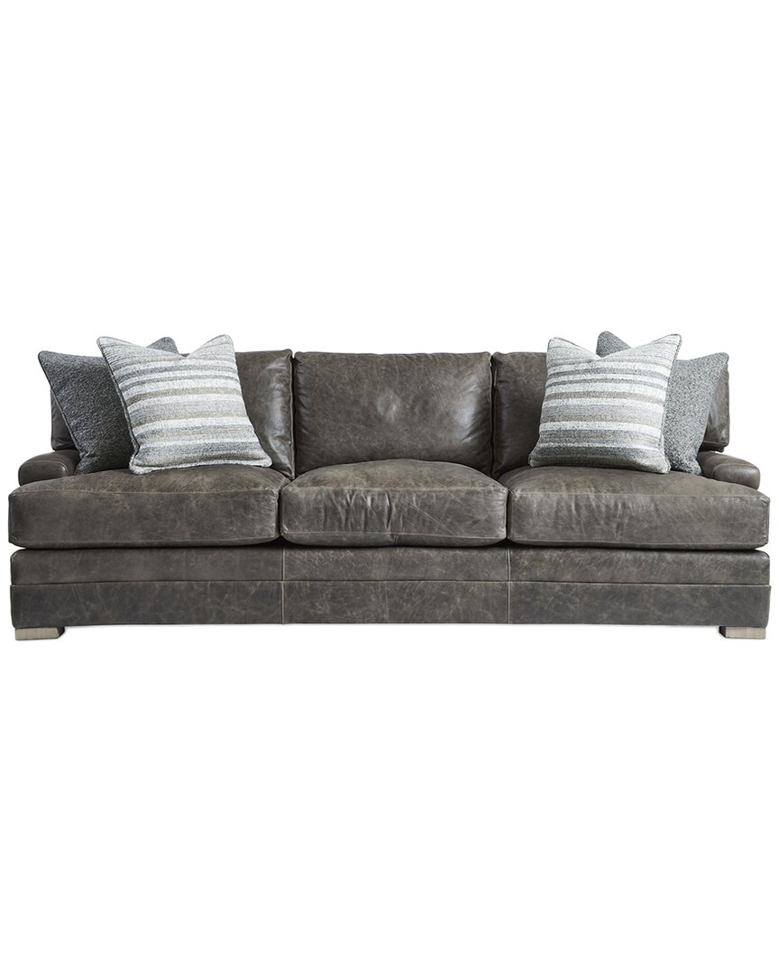 Bernhardt Burnham Leather Sofa