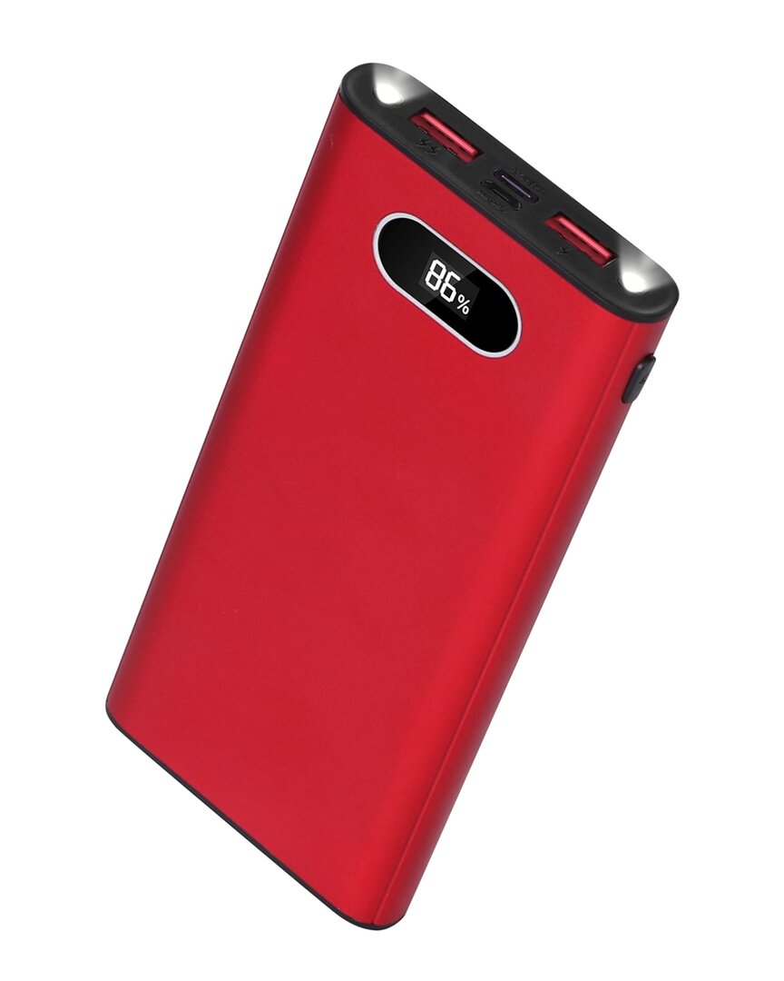 Fresh Fab Finds Imountek Super Fast Charging Power Bank With Flashlight In Red