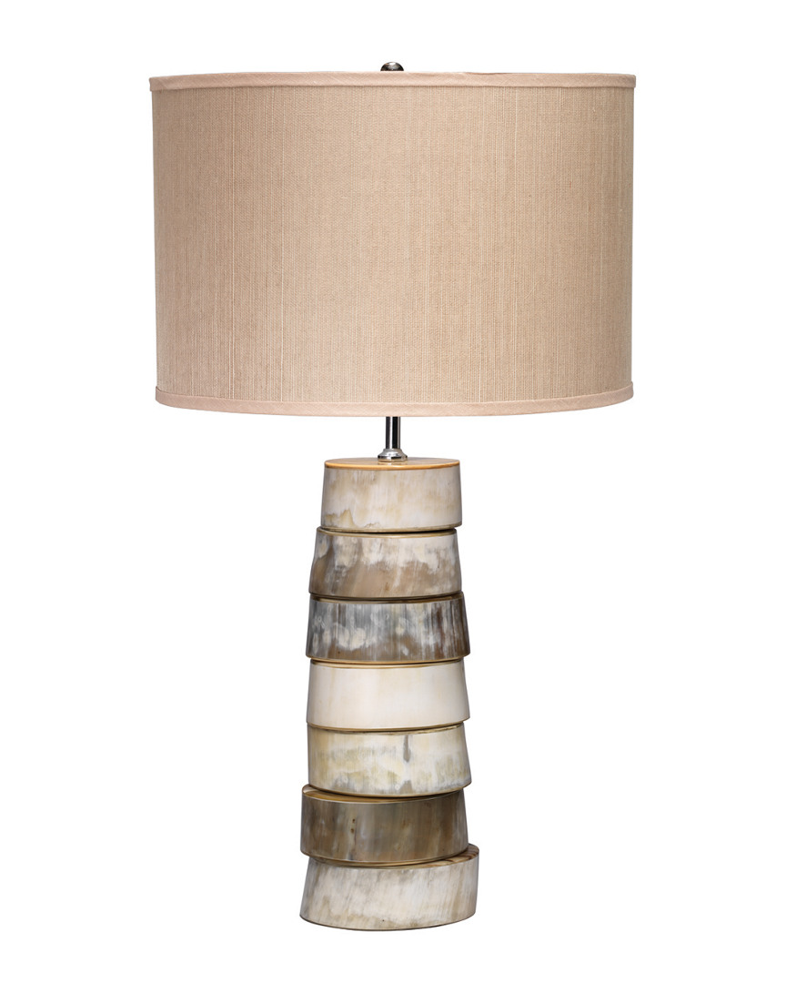 Jamie Young Stacked Horn 27in Table Lamp