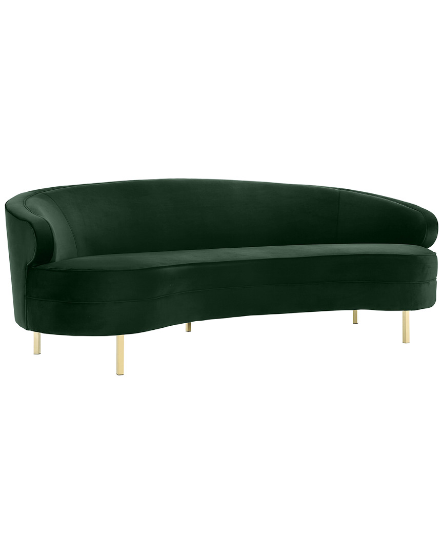 Tov Furniture Baila Green Velvet Sofa