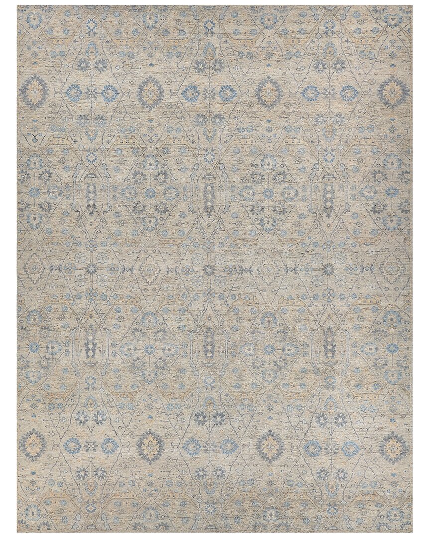 Exquisite Rugs Harper Hand-knotted New Zealand Wool Beige Area Rug