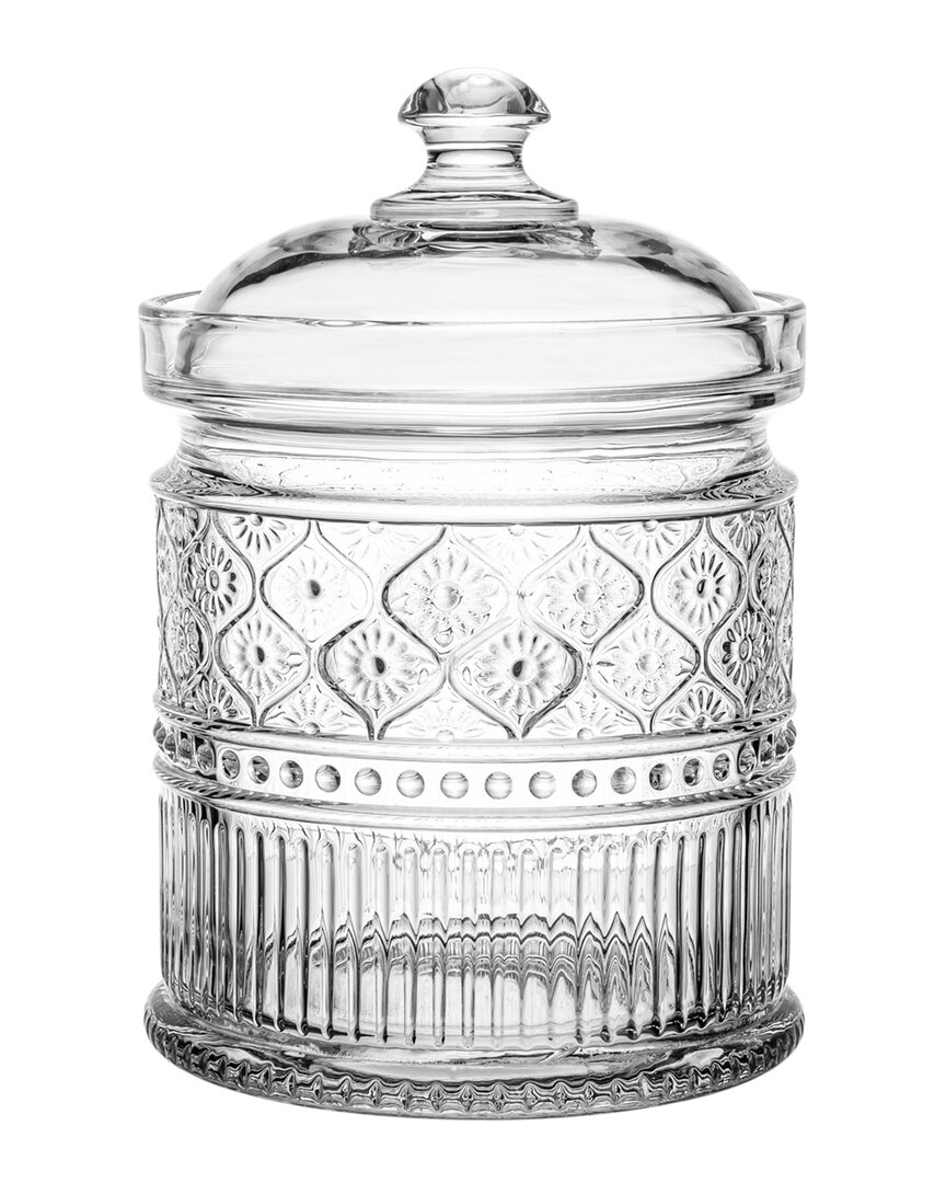 Godinger Claro Clear Medium Canister In Clear