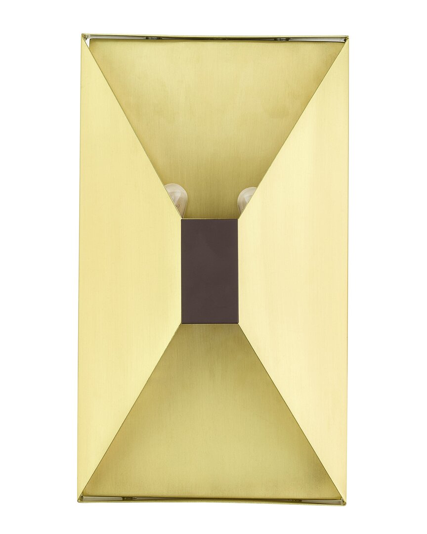 Livex Lighting Lexford Brass 2 Light Sconce